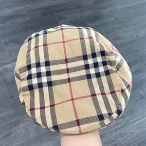 Vintage Burberry Newsboy Driver hat